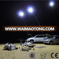 2 lights boards 12V LED 4.5 M Telescopic Rod Lamp LED Fishing Camping Light for Road Trip Night Fishing