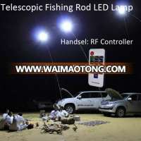 12V Telescopic Outdoor Fishing Rod Camping Lantern Ultra Bright LED Light Lamp for Road Trip Night Fishing